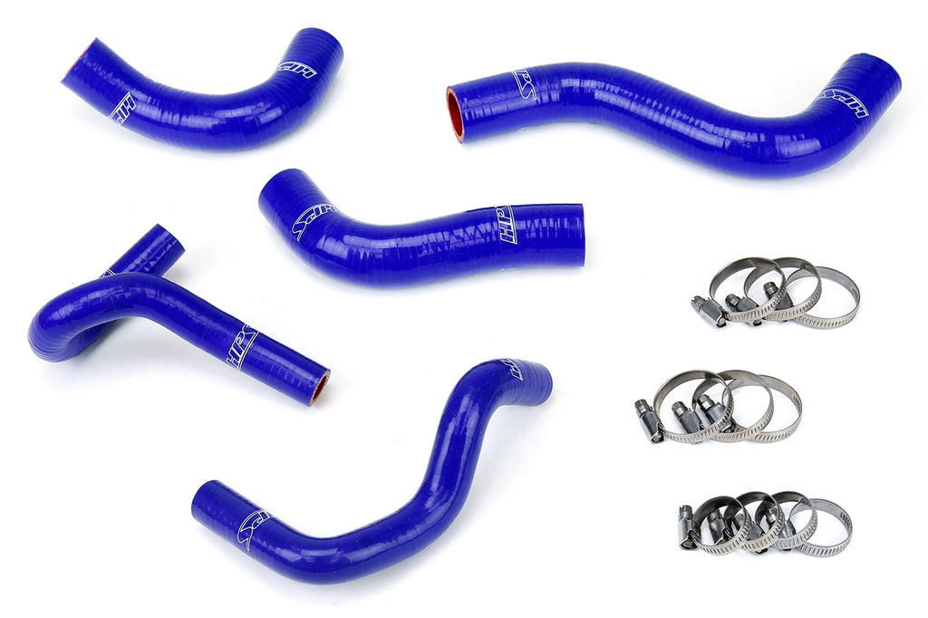 HPS 57-1411-BLUE Blue Silicone Radiator/Heater Hose For 1990-1993 Miata 1.6L