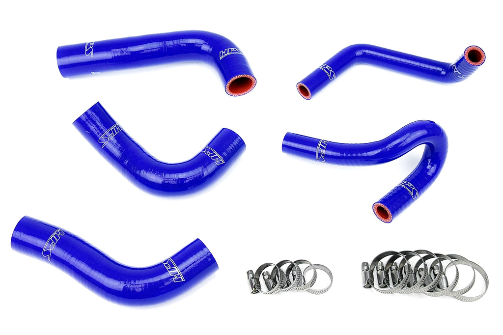 HPS 57-1412-BLUE Blue Silicone Radiator/Heater Hose For 1994-1997 Miata 1.8L