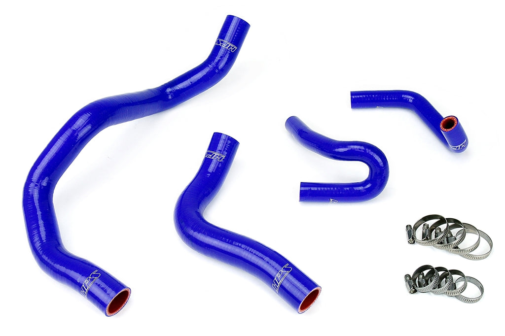 HPS 57-1413-BLUE Blue Silicone Radiator/Heater Hose For 1999-2005 Miata 1.8L