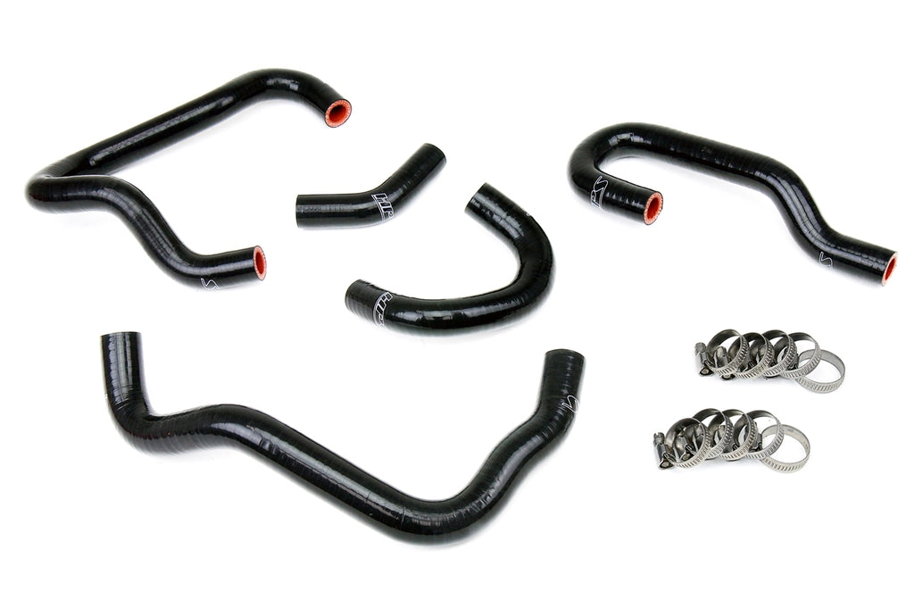 HPS 57-1415-BLK Black Silicone Heater Hose For 2006-2009 S2000