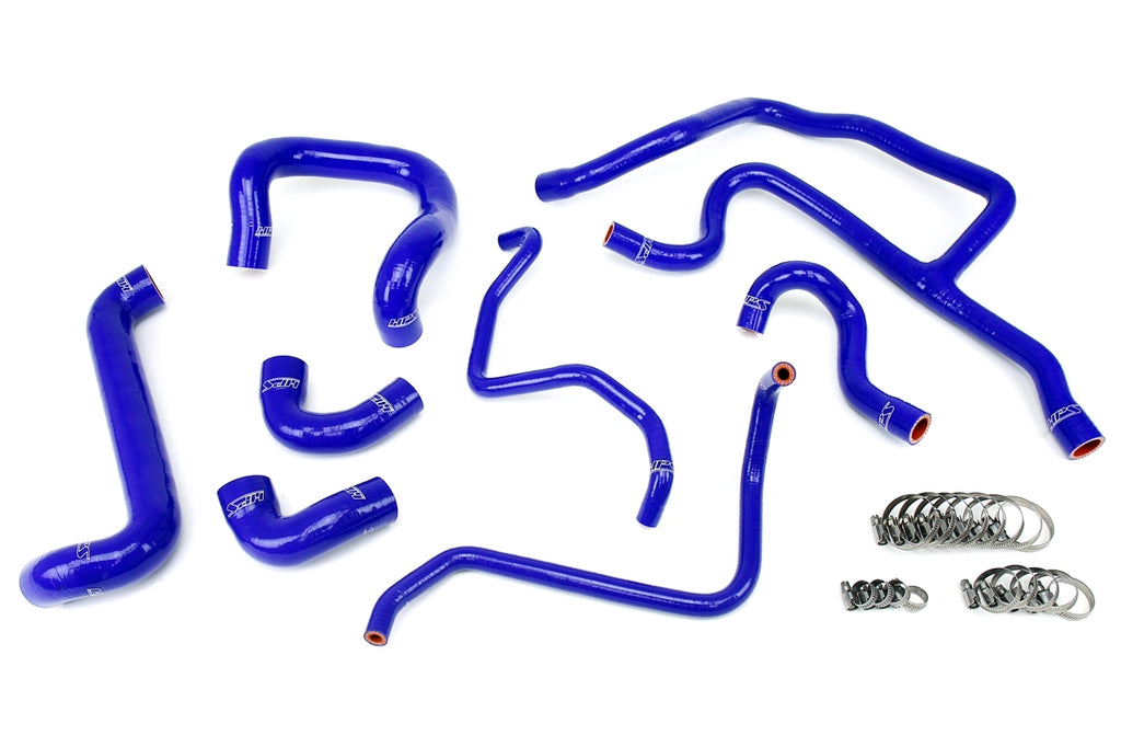 HPS Blue Radiator Hose Kit For 1988-1992 E30 325i 325is 325ix 2.5L US-Spec