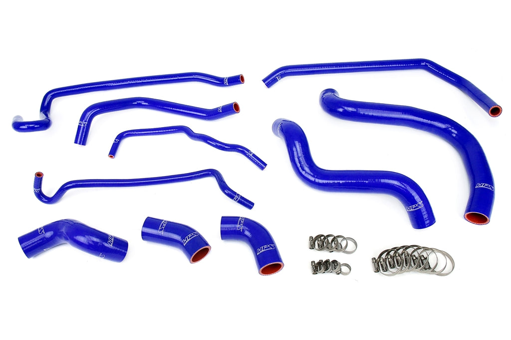 HPS Blue Radiator Hose Kit For 2011-2014 Mustang GT 5.0L V8 (includes Boss 302)