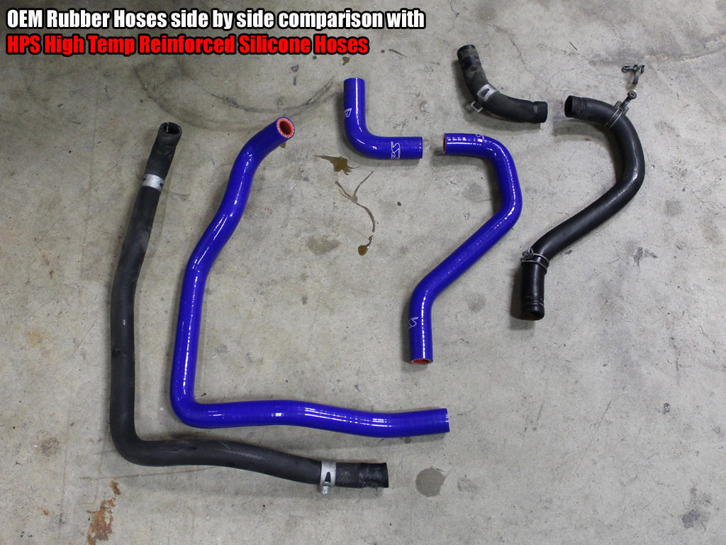 HPS Black Heater Hose For 1989-1995 Pickup 22RE Non Turbo EFI