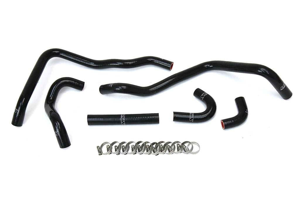 HPS 57-1433-BLK Black Silicone Heater Hose For 2000-2005 MR2 Spyder 1.8L