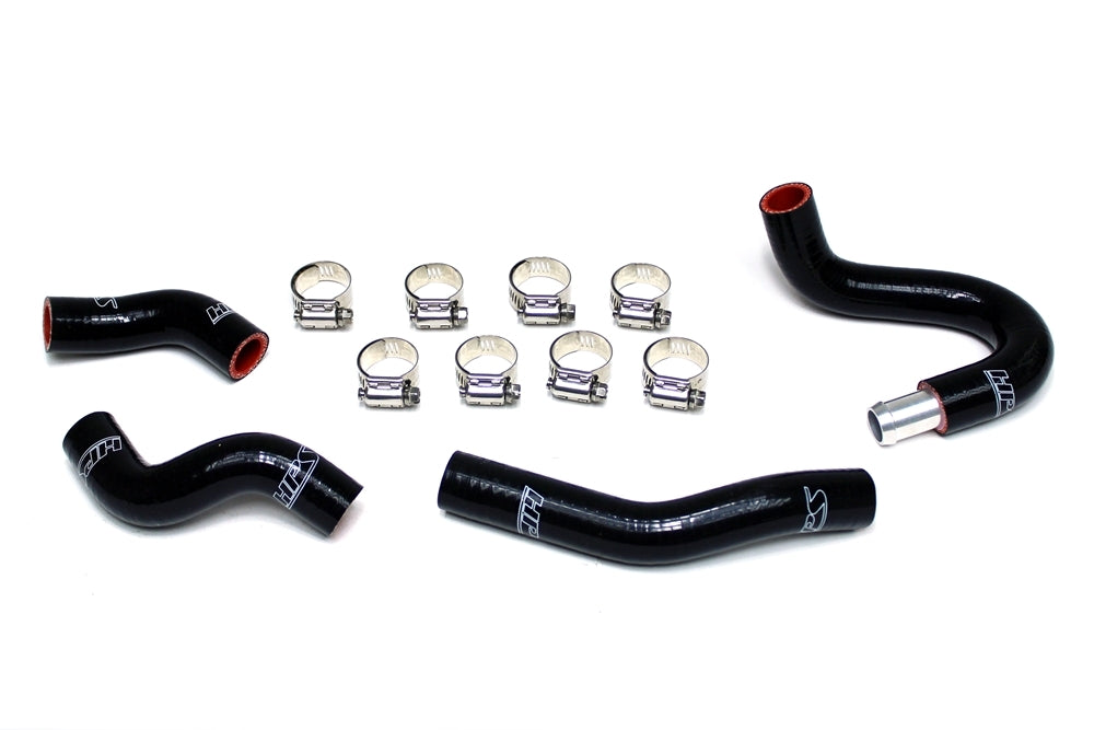 HPS 57-1436-BLK Black Silicone Heater Hose For 2007-2008 350Z VQ35HR