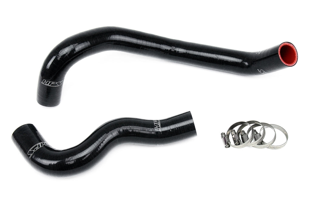 HPS 57-1438-BLK Black Silicone Radiator Hose For 2007-2008 350Z VQ35HR