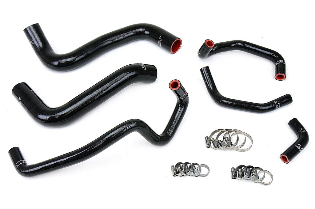 HPS Black Silicone Radiator/Heater Hose For 03-09 GX470 4.7L V8 Left Hand Drive