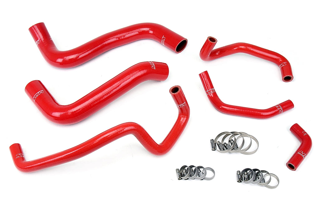 HPS Red Silicone Radiator/Heater Hose For 03-09 GX470 4.7L V8 Left Hand Drive