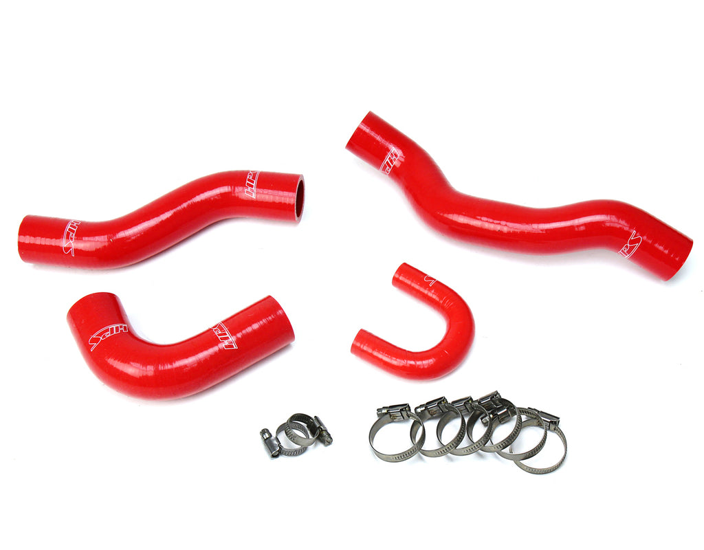 HPS 57-1477-RED-2 Red Silicone Radiator Hose For 84-95 Pickup 22RE Non Turbo EFI