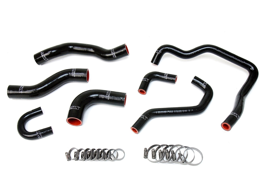 HPS Black Radiator Hose Kit For 89-95 Pickup 22RE Non Turbo EFI Left Hand Drive