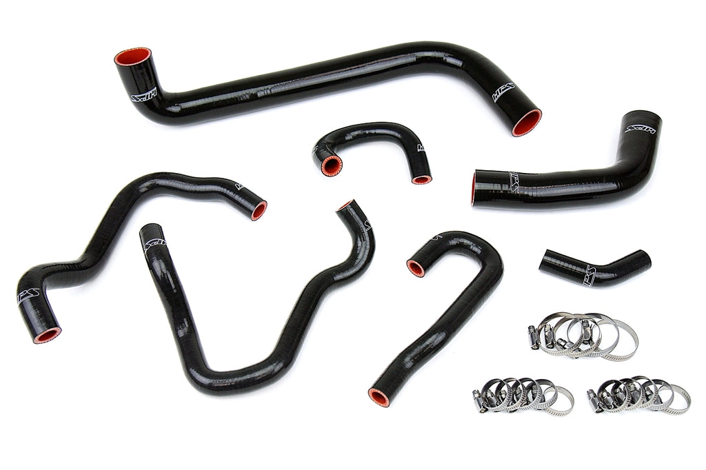 HPS 57-1490-BLK Black Silicone Radiator/Heater Hose For 2006-2009 S2000