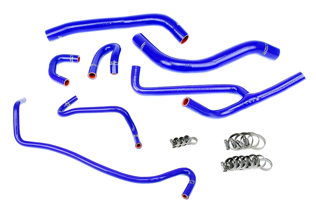 HPS 57-1506-BLUE Blue Silicone Radiator/Heater Hose For 15-17 Mustang 3.7L V6