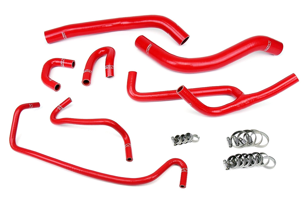 HPS 57-1506-RED Red Silicone Radiator/Heater Hose For 2015-2017 Mustang 3.7L V6