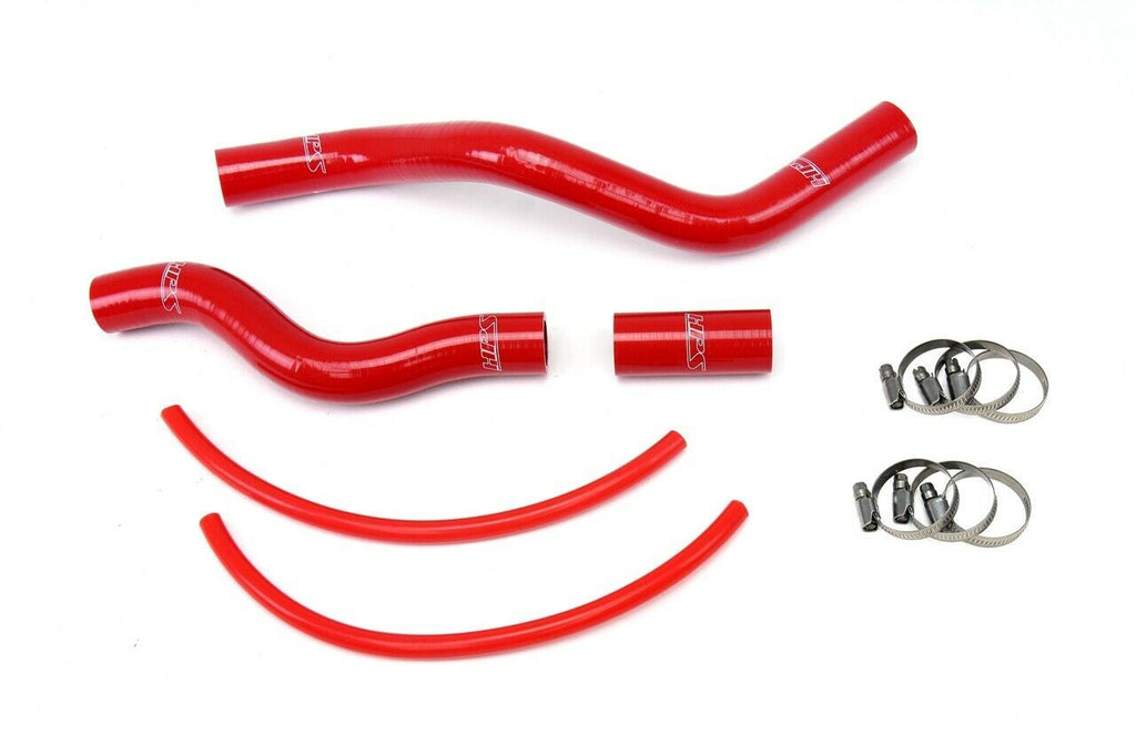 HPS 57-1526-RED Red Silicone Radiator Hose For 01-05 Civic 1.7L Automatic Trans.