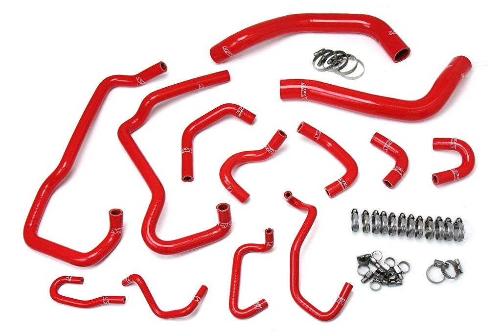 HPS 57-1581-RED Red Silicone Radiator/Heater Hose For 2016-2020 Tacoma 3.5L V6