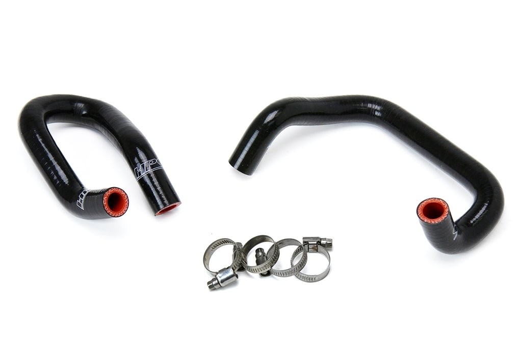 HPS 57-1586-BLK Black Silicone Heater Hose For 2001-2005 IS300 I6 3.0L