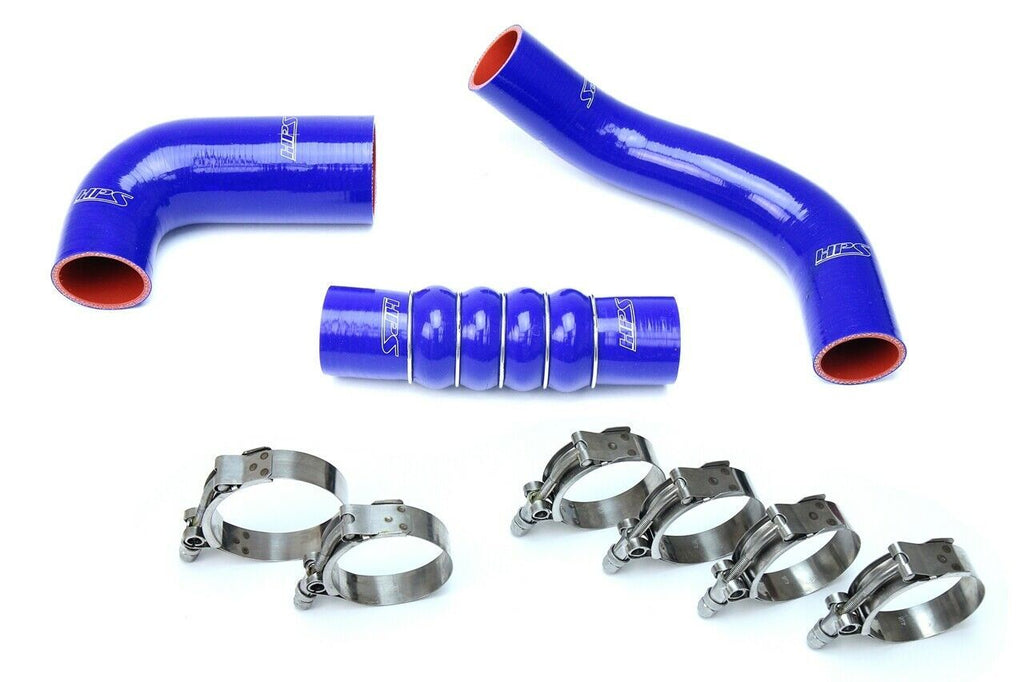 HPS 57-1599-BLUE-2 Blue Silicone Intercooler Hose For 17-19 Civic Si 1.5L Turbo