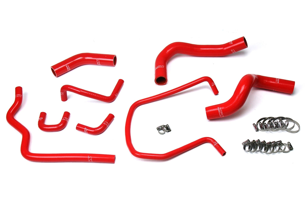 HPS 57-1614-RED-2 Red Silicone Radiator Hose For 2004-2014 Armada V8 5.6L