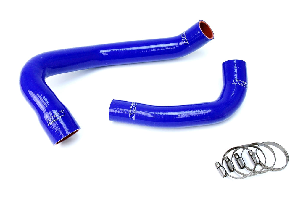 HPS 57-1688-BLUE Blue Silicone Radiator Hose For 2000-2006 Wrangler TJ 4.0L