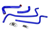 HPS Blue Radiator Hose Kit For 2000-2001 Wrangler TJ 4.0L Left Hand Drive