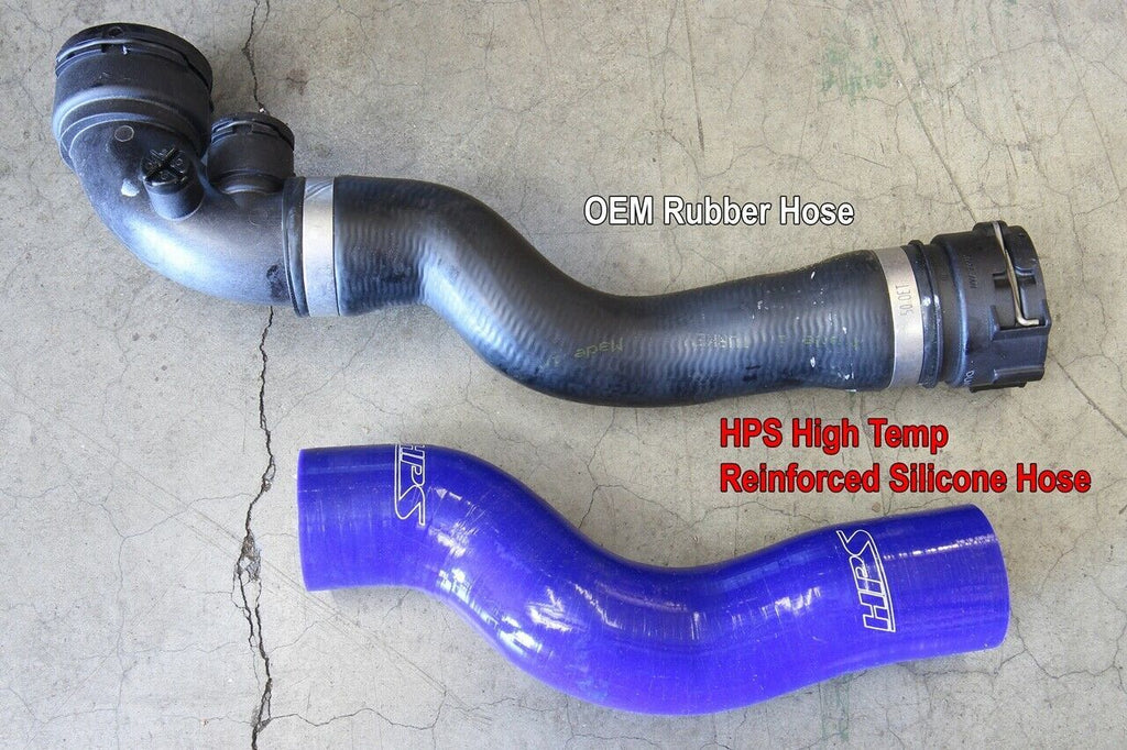 HPS 57-1698-BLK-8 Blue Silicone Radiator Hose For 2000 323Ci 2.5L E46 M52