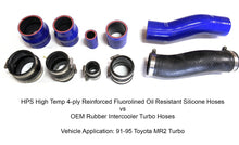 Load image into Gallery viewer, HPS 57-1711-BLUE Blue Silicone Intercooler Hose For 1991-1995 MR2 2.0L Turbo