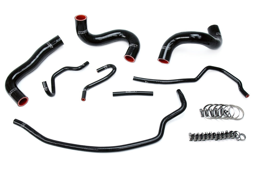 HPS 57-1723-BLK Black Silicone Radiator Hose For 2009-2013 Corolla 1.8L