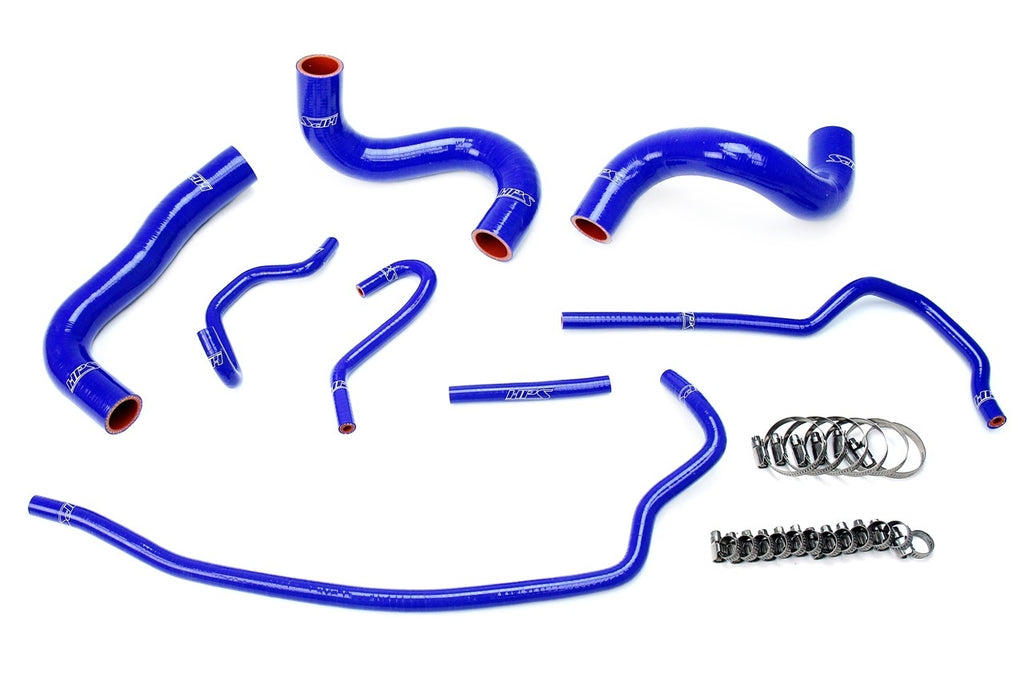 HPS 57-1723-BLUE Blue Silicone Radiator Hose For 2009-2013 Corolla 1.8L