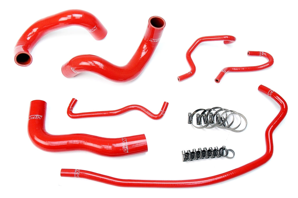 HPS 57-1724-RED Red Silicone Radiator Hose For 2014-2018 Corolla 1.8L