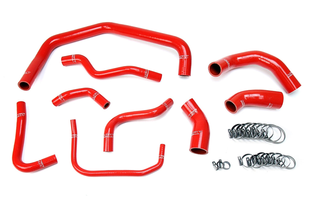 HPS Red Silicone Radiator Hose For 03-04 Mustang SVT Cobra 4.6L V8 Supercharged