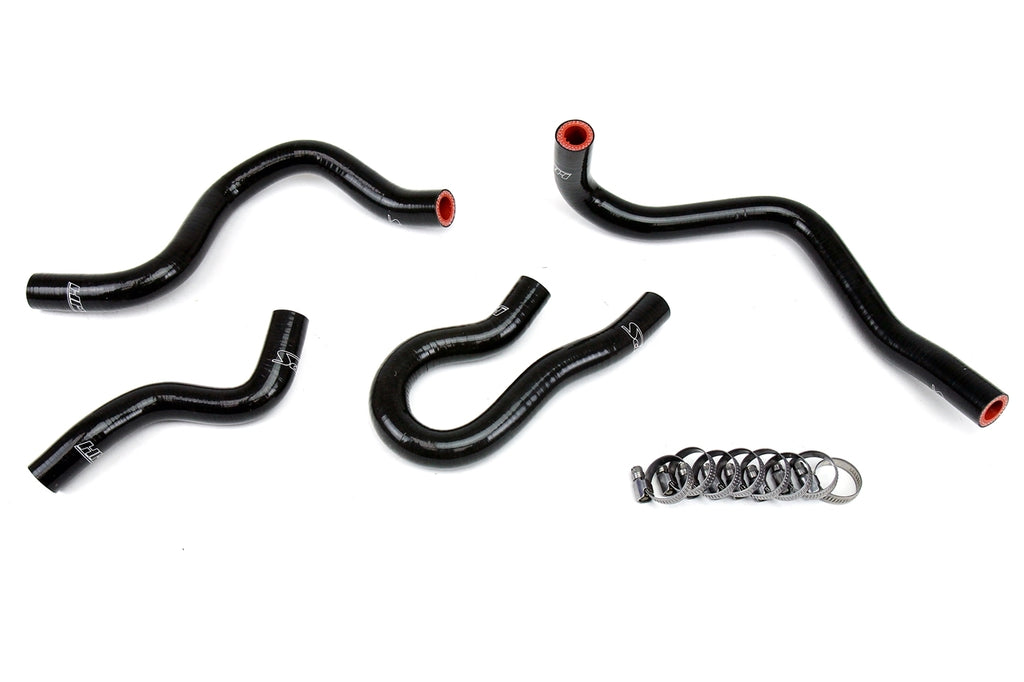 HPS 57-1769-BLK Black Silicone Heater Hose For 1999-2000 Civic Si B16 1.6L DOHC