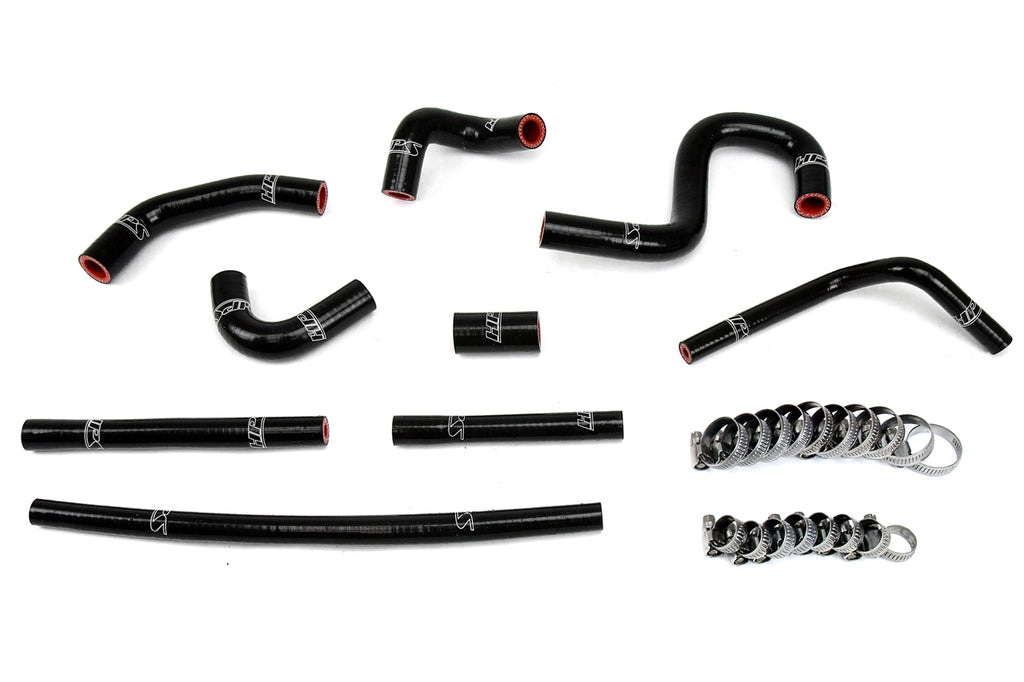 HPS 57-1798-BLK Black Silicone Heater Hose For 1996-2002 4Runner 3.4L V6