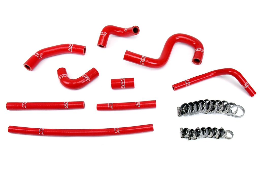 HPS 57-1798-RED Red Silicone Heater Hose For 1996-2002 4Runner 3.4L V6