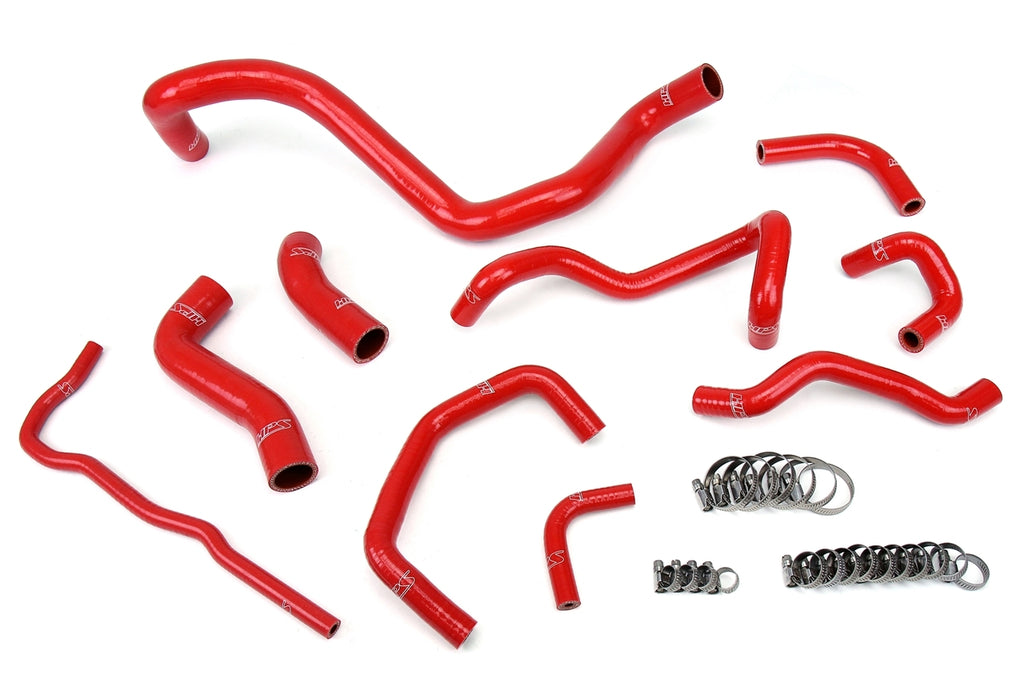 HPS Red Radiator Hose For 99-06 Golf MK4 1.8T Turbo Manual Trans Left Hand Drive