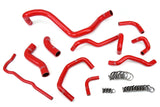 HPS Red Radiator Hose For 99-06 Golf MK4 1.8T Turbo Manual Trans Left Hand Drive