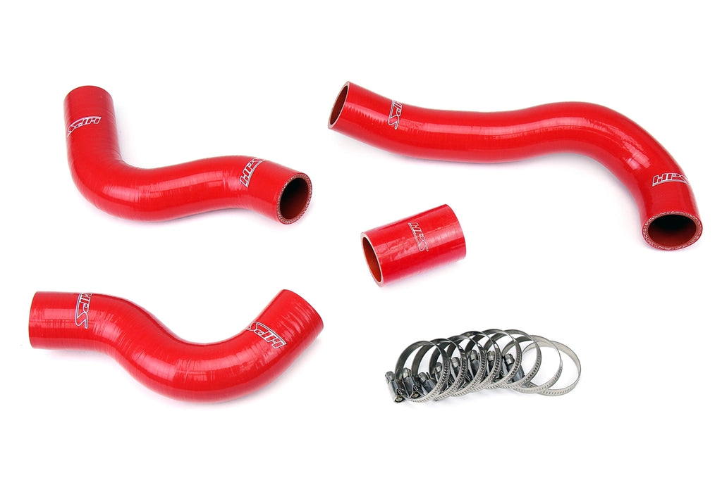 HPS 57-1847-RED Red Silicone Radiator Hose For 1984-1989 300ZX 3.0L V6 Turbo