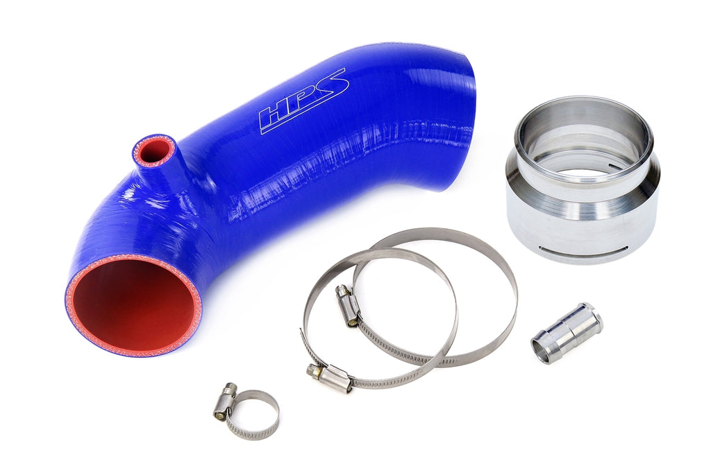 HPS 57-1851-BLUE Silicone Air Intake Hose Blue