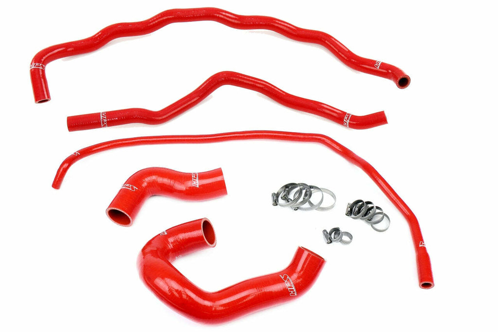 HPS Red Silicone Radiator-Heater Hose Kit for 11-13 BMW 335i 3.0L Turbo N55