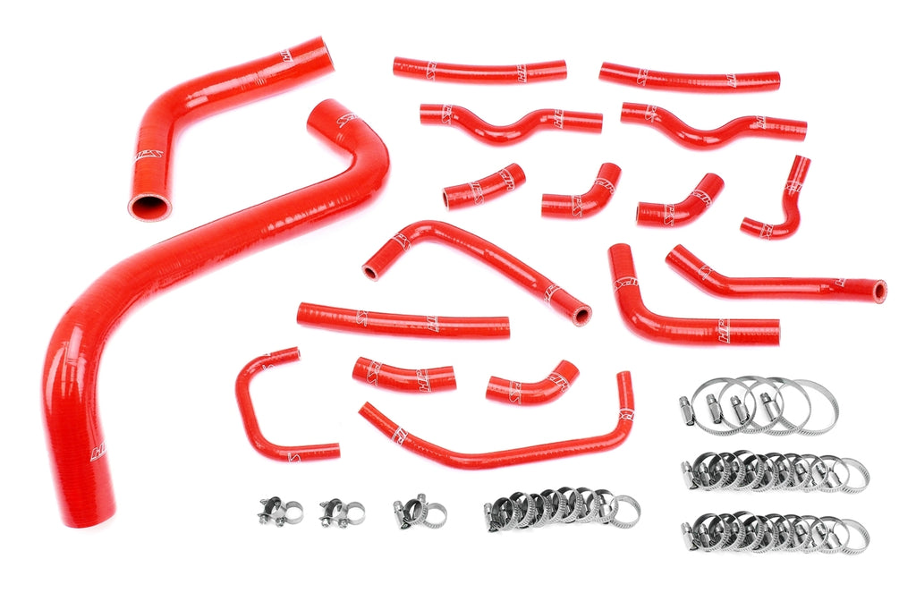 HPS Red Silicone Radiator-Heater Hose Kit for 03-07 Land Cruiser 4.7L V8 J100