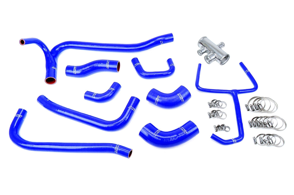 HPS Blue Silicone Radiator Hose Kit for 2007-2014 Mustang GT500 5.4L 5.8L