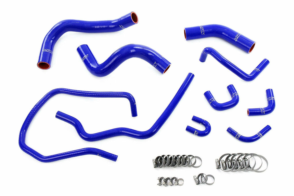 HPS 57-2167-BLUE Silicone Radiator, by-pass, throttle body coolant Hose Blue