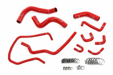 Load image into Gallery viewer, HPS 57-2167-RED Silicone Radiator, by-pass, throttle body coolant Hose Red