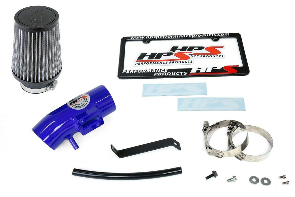 HPS 827-102BL Blue Shortram Air Intake Kit for 09-13 Honda Fit 1.5L