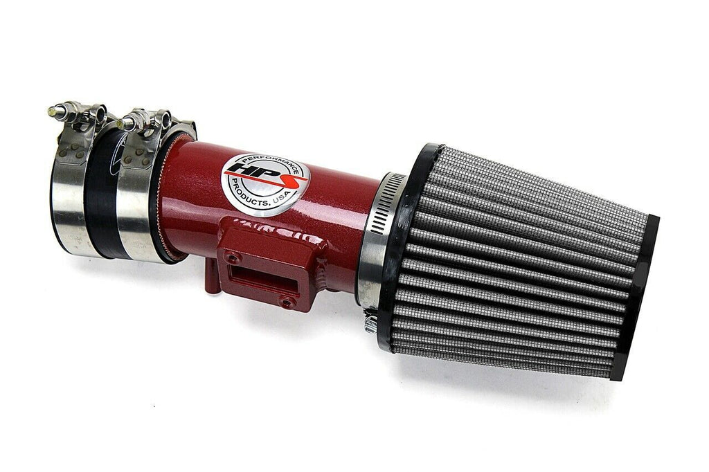 HPS 827-102R Red Shortram Air Intake Kit for 09-13 Honda Fit 1.5L