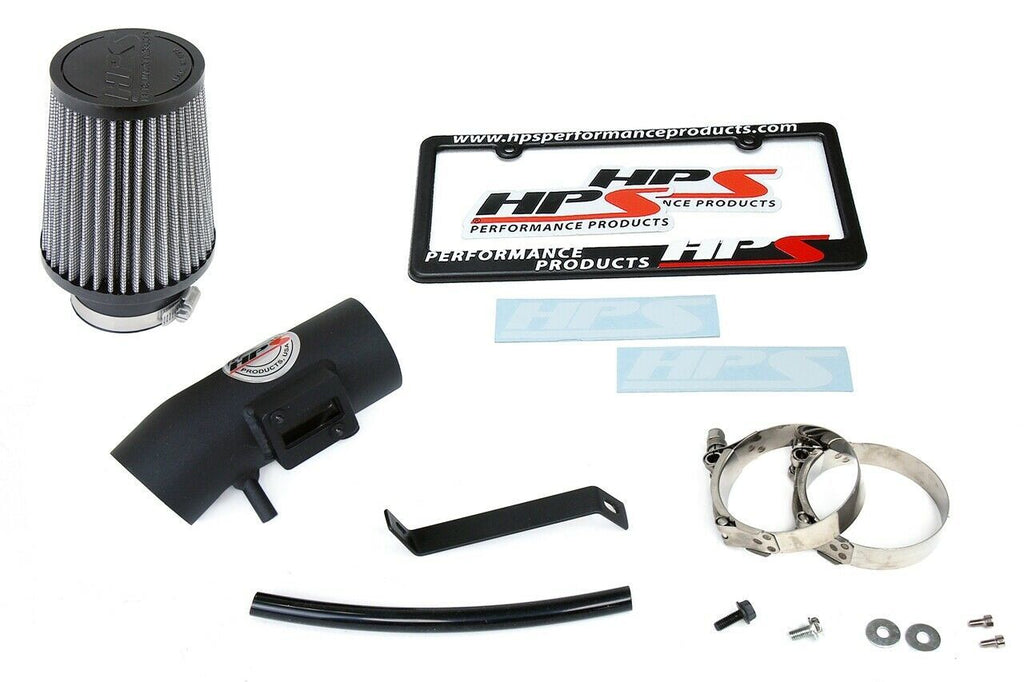 HPS 827-102WB Black Shortram Air Intake Kit for 09-13 Honda Fit 1.5L