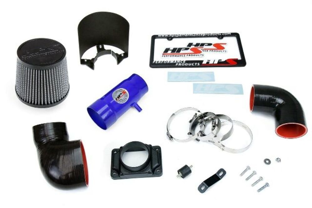 HPS 827-151BL Blue Shortram Air Intake Kit for Dodge Stealth DOHC V6 Non Turbo