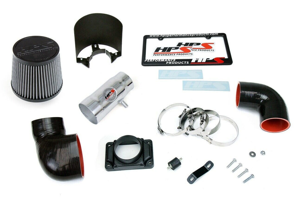 HPS 827-151P Polish Shortram Air Intake for 91-99 Dodge Stealth DOHC NonTurbo