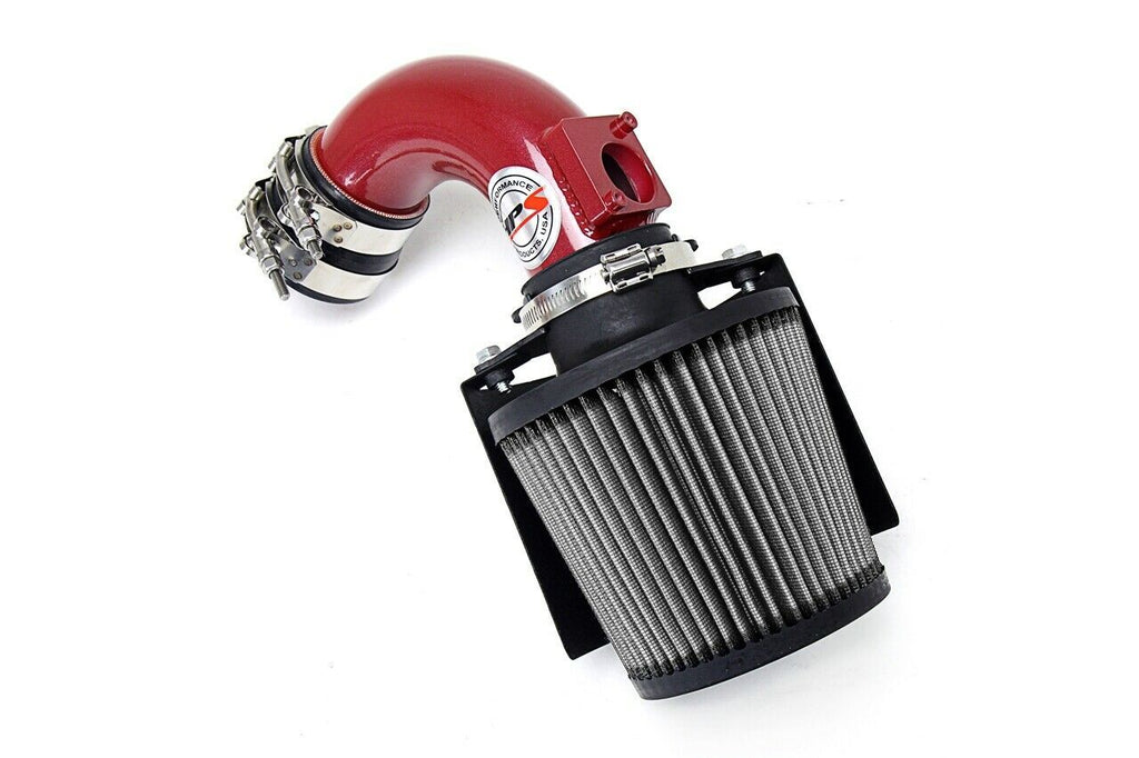 HPS 827-165R Red Shortram Air Intake Kit + Heat Shield Cool Short Ram SRI