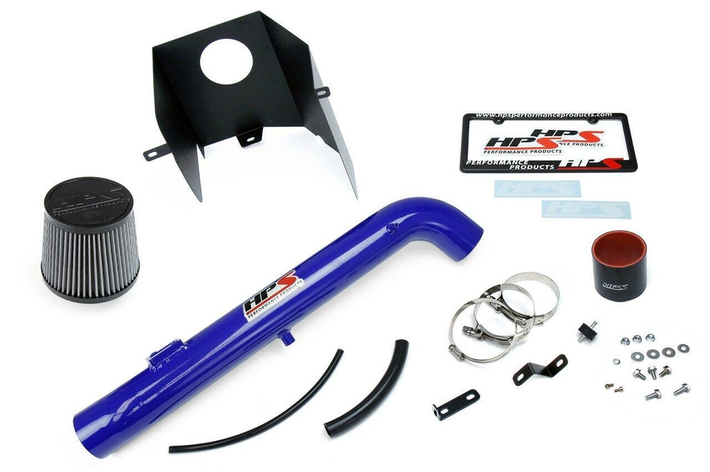 HPS 827-169BL Blue Shortram Air Intake Kit for 2005-2022 Toyota Tacoma 2.7L