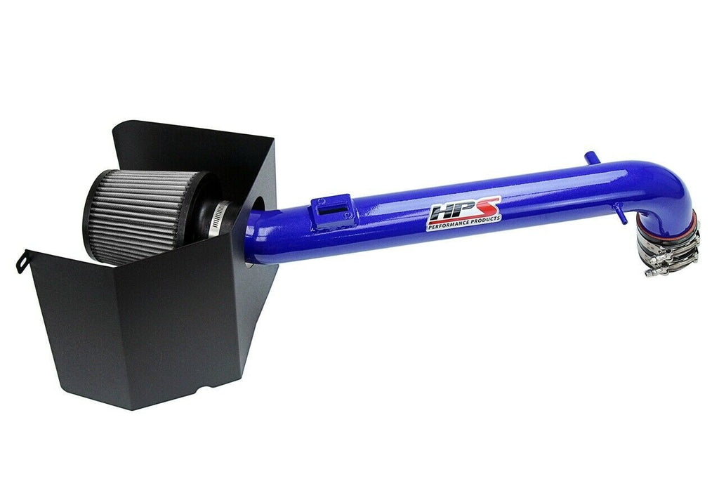 HPS 827-169BL Blue Shortram Air Intake Kit for 2005-2022 Toyota Tacoma 2.7L